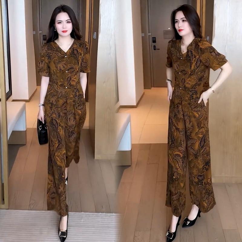  Set Bộ Trung Niên Cao Cấp Chất Mát Không Nhăn Đồ Thiết Kế Chất Lụa Top Women set đồ đẹp  set đồ xinh sang chảnh Mã PG18 