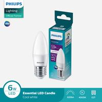 Gambar Lampu Philips Bohlam ESS LED Candle  6W E27 4000K Semi Putih dari Philips lighting Jakarta Kota Administrasi Jakarta Timur 1 Tokopedia