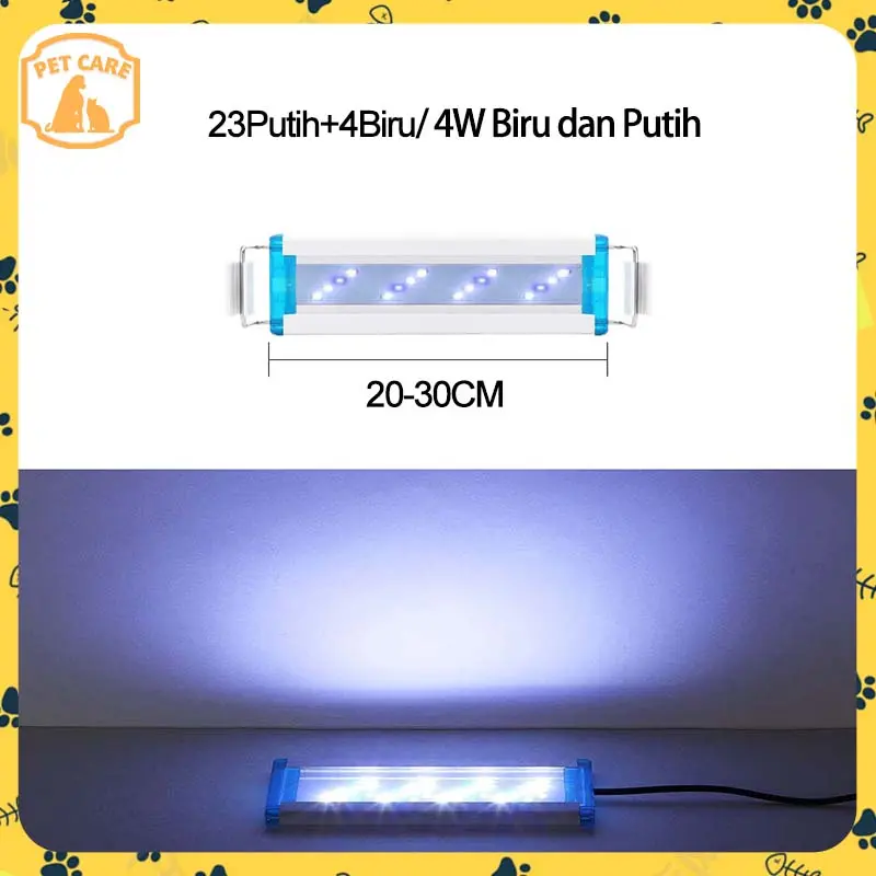 Lampu Led Aquarium Gantung Akuarium 20-90CM Aquascape Ikan hias Led Varian Lampu Rumput Air Tangki ikan 7
