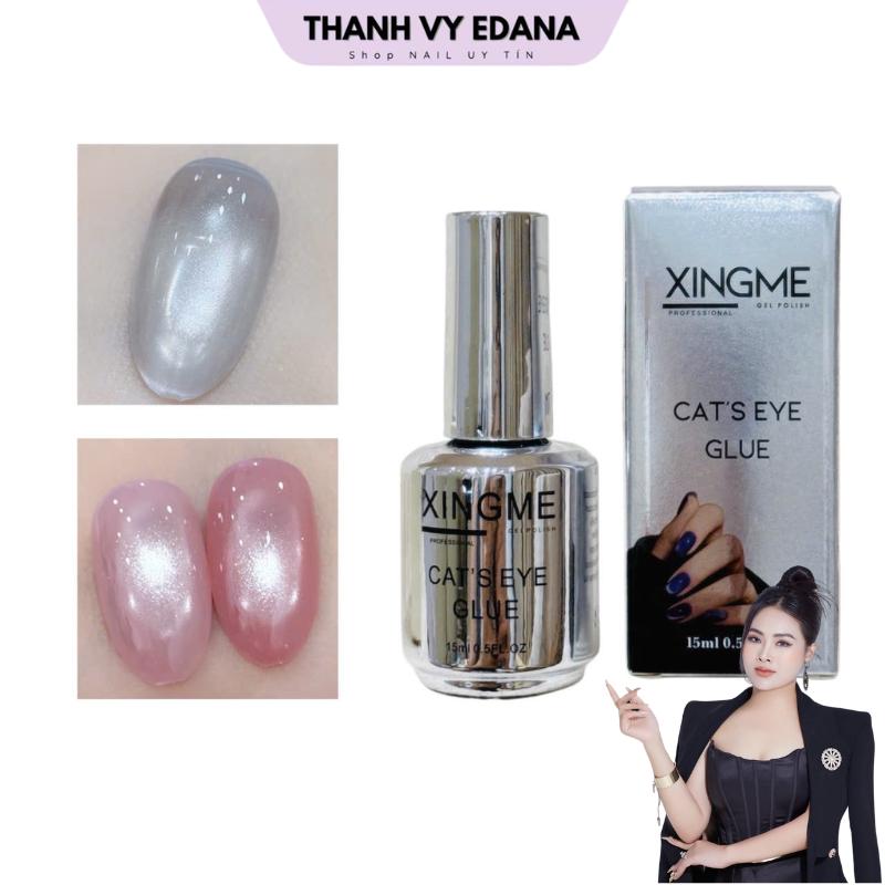  Sơn mắt mèo ánh trăng trắng trong ít xám XINGME mã T01  THANH VY EDANA  