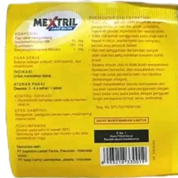 1 Strip mekx tril pereda batuk