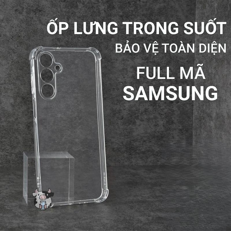 Ốp lưng dành cho Samsung A06 A16 A15 A12 A05 A23 A14 A13 A03 A51 A04 J7 A11 A50 A32 A03S A55 A02S A24 A21S A22 Note 8/9/10- silicon, chống sốc trong suốt, tpu màu đen silicon cao cấp KKing Store