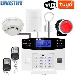Tuya Wifi GSM Alarm System 433MHz Home Burglar Security Alarm