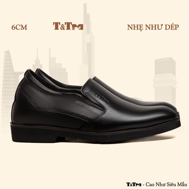 6CM Giày Tăng Chiều Cao Nam Siêu Nhẹ S1085DT - Nhẹ Hơn Mang Thoải Mái Hơn