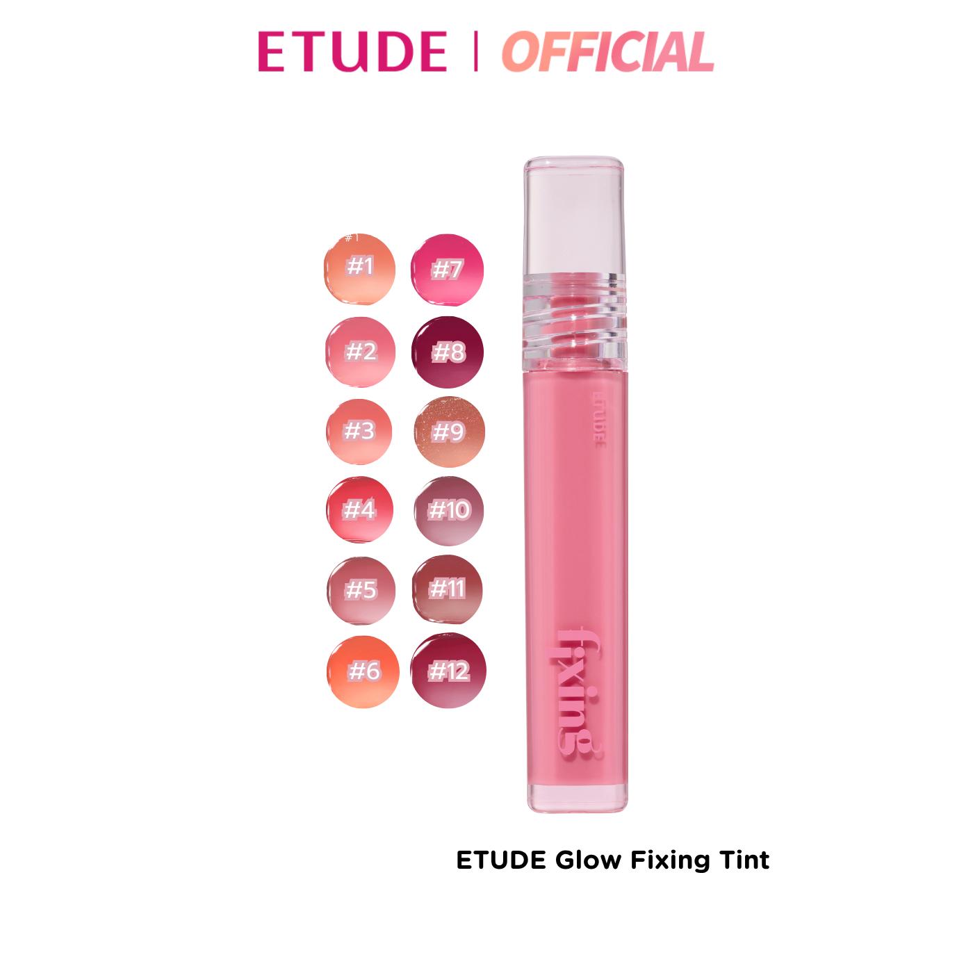 ETUDE Glow Fixing Tint อีทูดี้ ลิปทิ้นท์ โกลว์