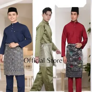 Setelan Baju Dan Celana melayu pria teluk belanga Dewasa