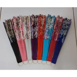 Kipas gliter warna / Kipas bisa untuk tari