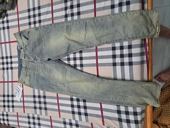 Product Review of Quần jeans nam xanh bụi 105 trơn basic co giãn form skinny from G**y 0