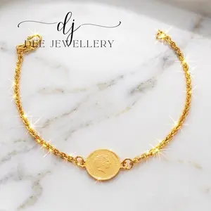 Gelang koin  •2gr - 3gr • Perhiasan Kadar 5% • Bisa Dijual Kembali