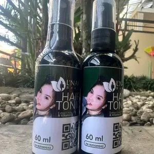 Beli 1 gratis 1 (dapat 2 botol ) hair tonic L’nara with extrack aloevera & vitamin E perawatan rambut rontok dan pertumbuhan rambut dapat 2 pcs