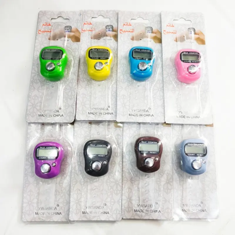 Tasbih Digital Alat Hitung Digital Led Tasbih Jari Counter Tally Tasbe 3