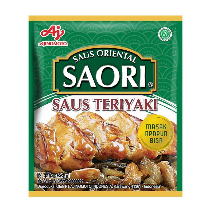 SAORI® Saus Teriyaki Oriental Sachet 22ml (4 pcs) 2