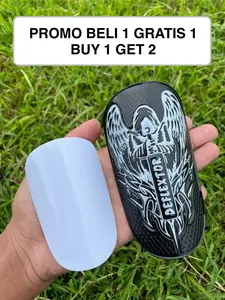Deflextor - PROMO BELI 1 GRATIS 1 Skin Deker Polos Shinguard Pelindung Tulang Kering Deker Kaki Bola Dan Futsal Anak Deker Mini PUTIH SIZE XS