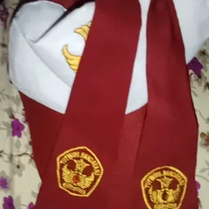 DASI SD MERAH BORDIR PUTRA & PUTRI MODEL KARET Kwalitas Super