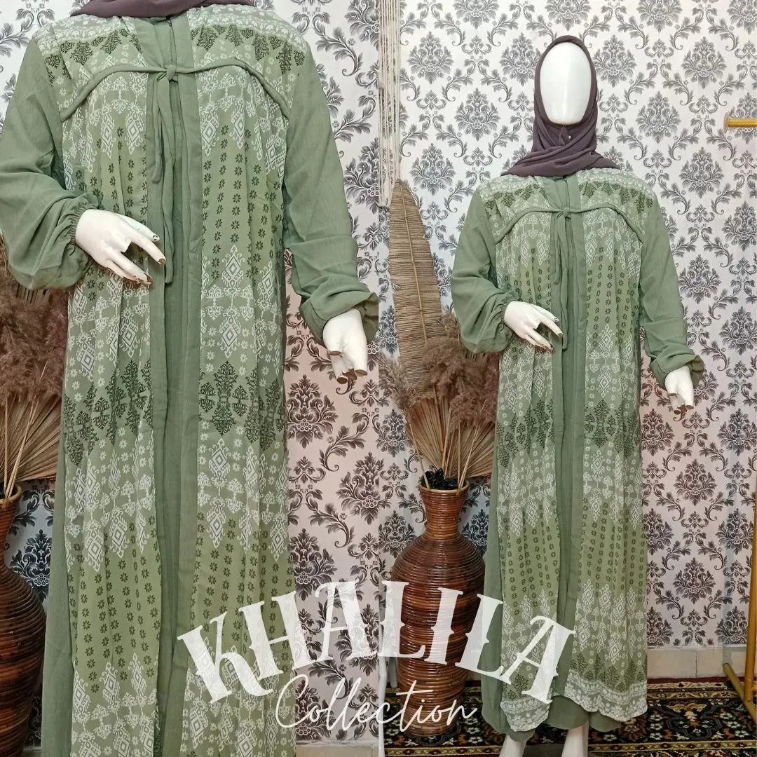 Gamis Crinkle mix ceruty Baby Doll Tali Pita Ukuran S M L XL Gamis Kondangan Gamis Pesta Gamis Terbaru