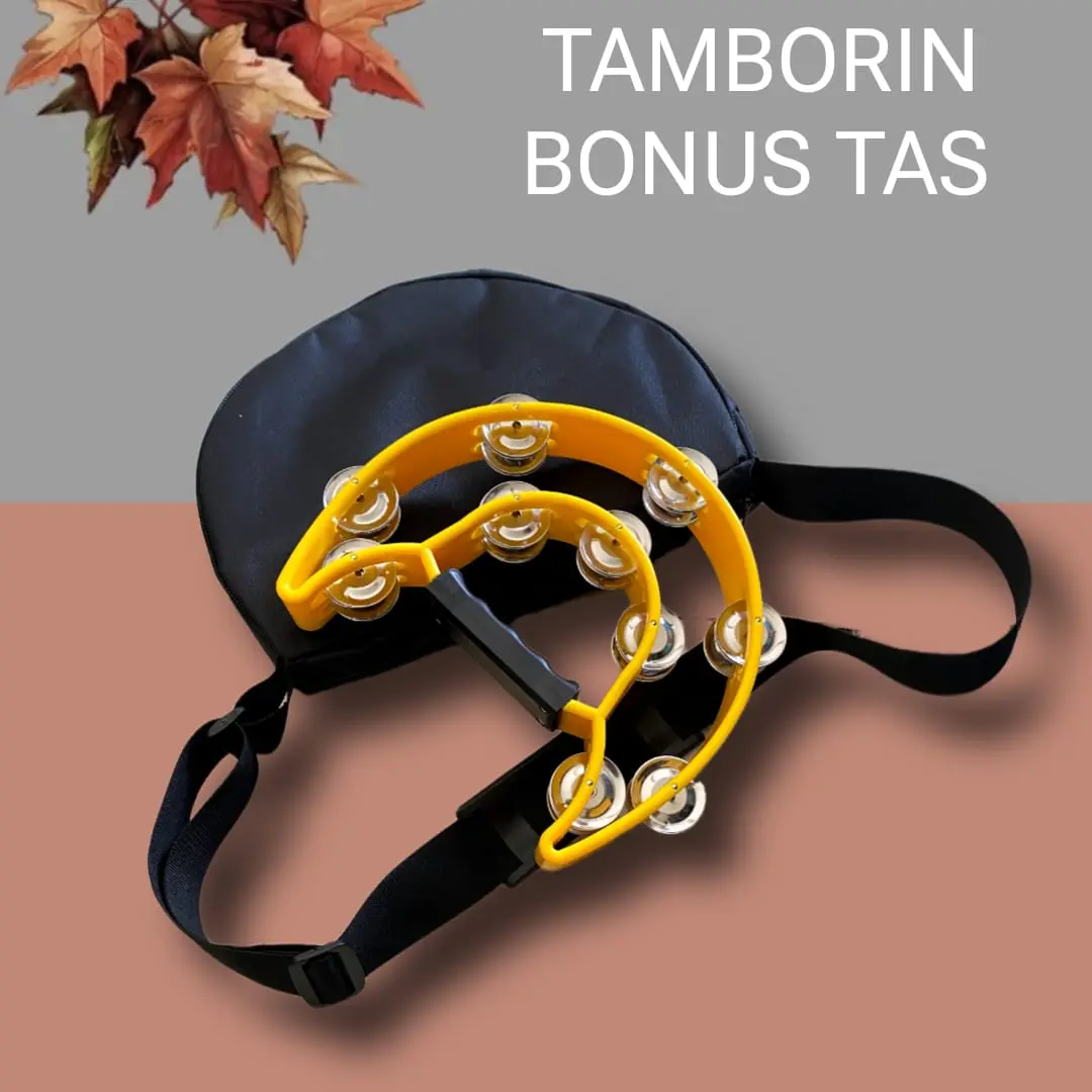 Tambroin Hadroh Rebana Kecrek Kosidah dengan Tas Bonus