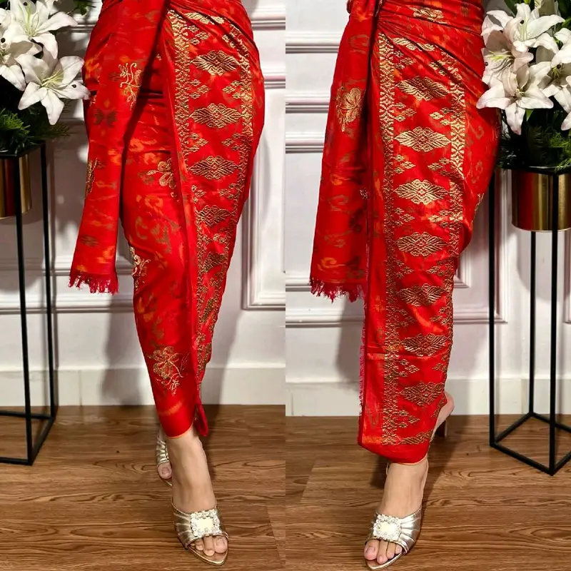 Kamen Lembaran + Endek + Tenun + Tumpal Songket + Selendang Kain Seragam 2