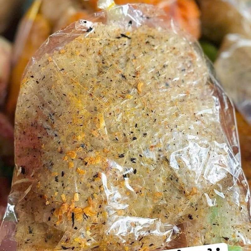 Bánh tráng lá rong biển tỏi phi thơm nồng bịch 500gram - Snack Vị Đặc Biệt
