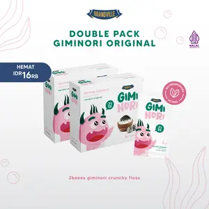Grandville Gimi Nori Rumput Laut Tabur Original Double Pack Food Non Msg