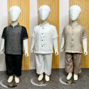 Setelan koko anak laki laki/Baju muslim anak laki laki/Oneset muslim anak Katun Ammar