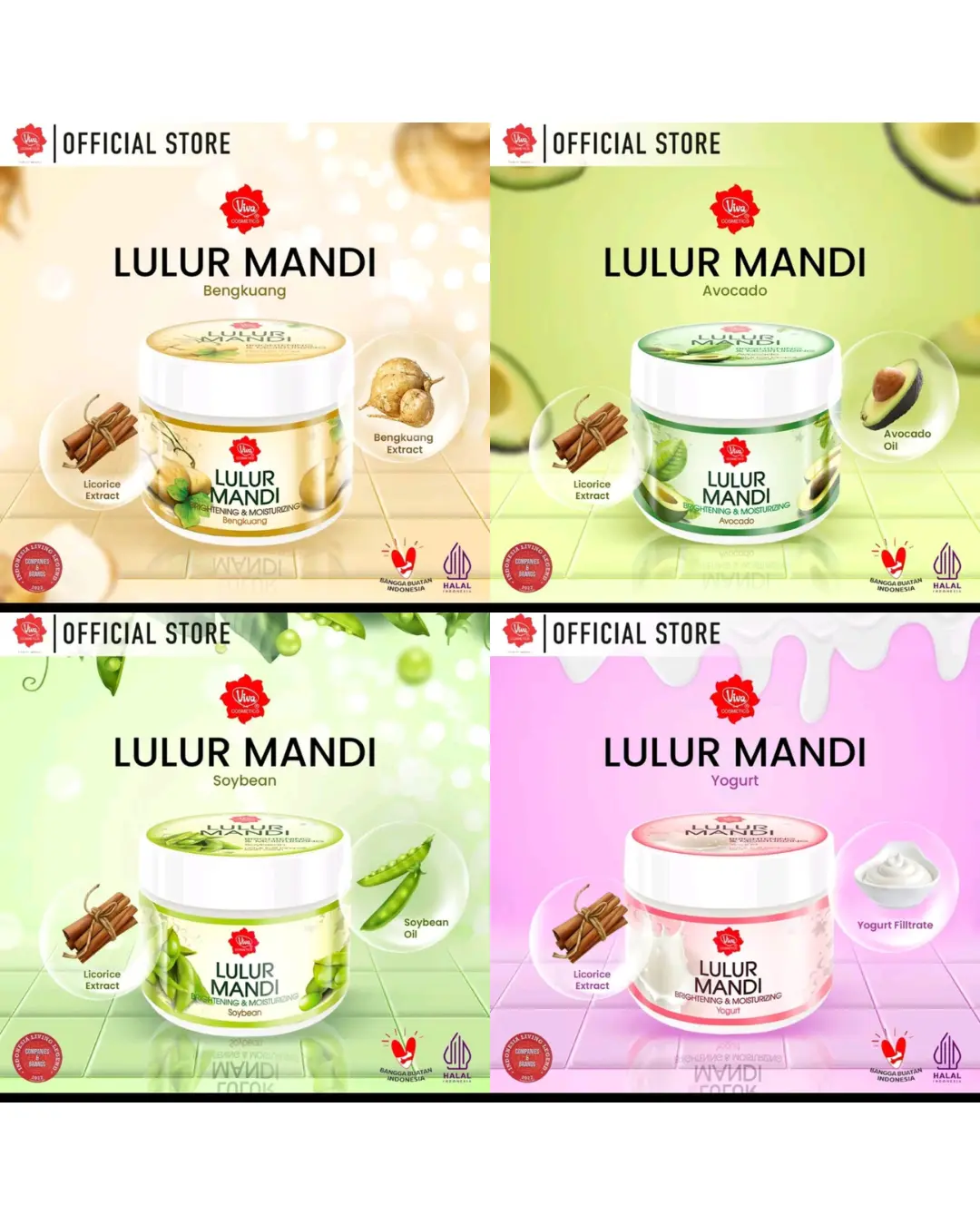 Viva Body Scrub Lightening & Moisturizer
