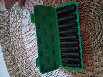 Product Review of 【MonQiQi】Impact Socket Set 15Pcs 1/2 Inch 8-24MM Extension Impact Socket Long Reach Nut Socket Repair Drive Impact Socket from M**6 1