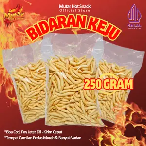 Camilan Bidaran Keju Telur Gabus Isi 250Gr