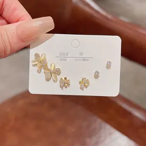 EMLYS.studio - GINIA EARING - ANTING 925 Silver 6pcs 1 set