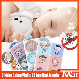 36Pcs Stiker Sticker Pengusir Anti Nyamuk Mosquito Repellent Patch Baby Anak