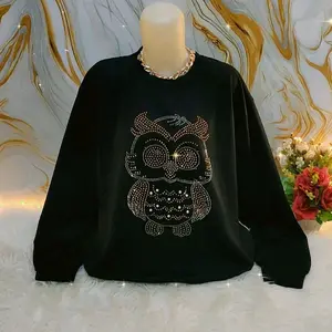 Sweater Wanita Terbaru Owl Oversize Fleece Desain Unik Nyaman dan Stylish untuk Berbagai Acara - Sweatshirt Oblong