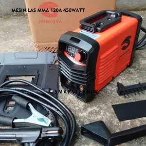 Alat Las Besi Mini 450W 120A Mesin Las Digital Praktis dengan Topeng Las Komplit & Garansi Produsen