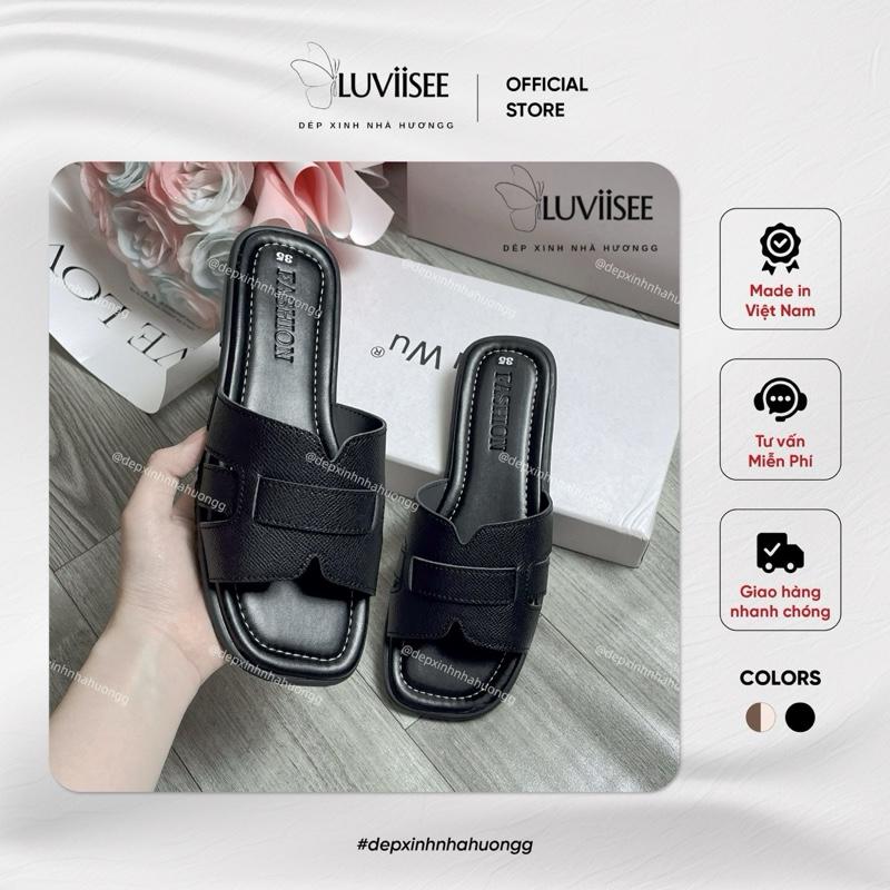   Form To Lùi Size  Dép Nữ Đế Bệt Quai Ngang Bản To – Mềm Mại Êm Chân Thời Trang Basic 