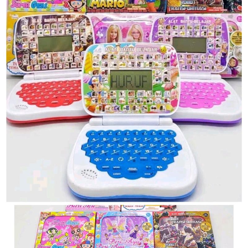 MINI LAPTOP 4 BAHASA,BISA HURUF, ANGKA,SOUND MURAH 1