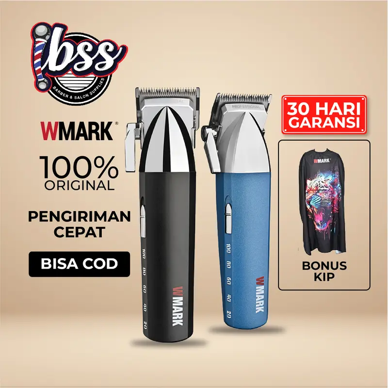 WMARK CLIPPER NG 2039 SET / WMARK 2039 / Alat Cukur Rambut Professional / WMARK ORIGINAL / IBSS / INDOBARBERSUPPLY 0