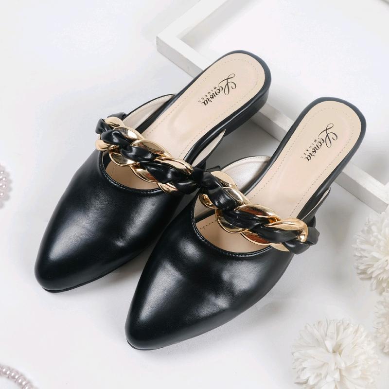 LEONORAWINKEL-CHIARA Sandal Wanita Terbaru Mules 3cm 0