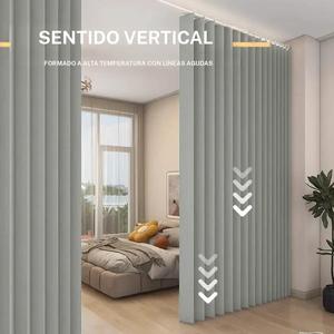 Cortina de puerta plegable a rayas, 1 pieza, instalación sin taladro, separador para dormitorio y sala de estar, fácil de limpiar, ahorra espacio