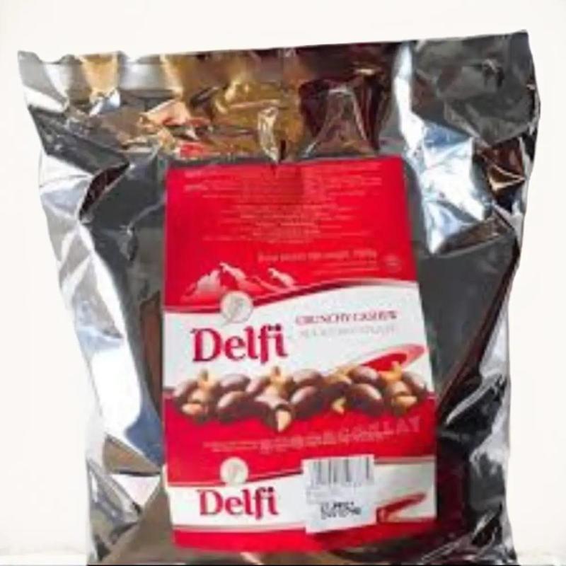COKELAT DELFI ALMOND & MEDE 1KG Chocolate Kering Food Coklat Snacks Makanan Cemilan Susu 2