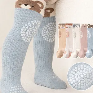 Kaos Kaki Panjang Bayi Tebal Anti SLip Telapak - Lutut - Jari / Kaos Kaki Panjang Anak Anti SLip