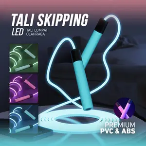 Tali Skiping LED All Varian Lompat Tali | Jump Rope Gym Fitness Yoga Glow LED