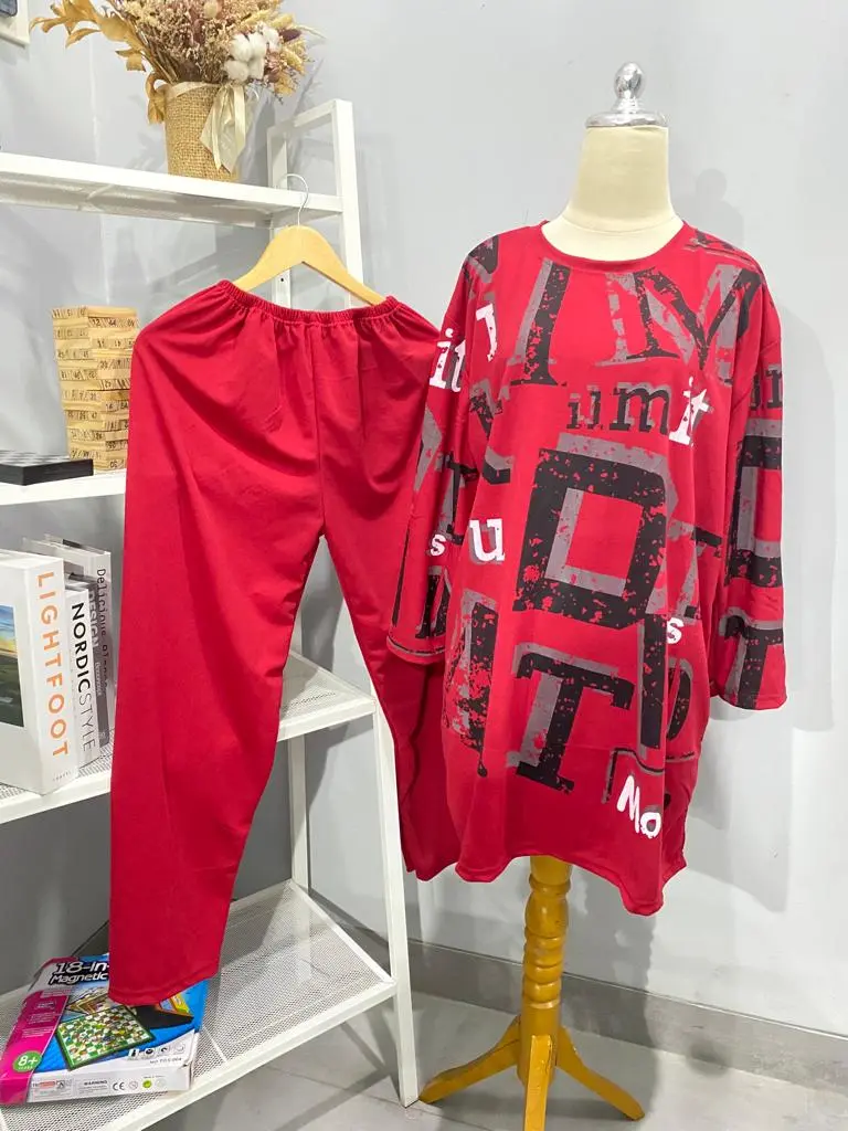 TERBARU !!! SETELAN WANITA LENGAN 7/8 FULL PRINT BAHAN VOXY