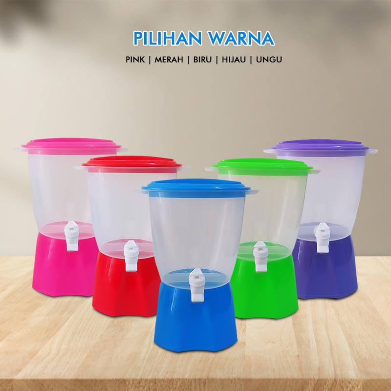 Dispenser Kran Air 4 Liter / Water Dispenser / Bahan Plastik Berkualitas / Kokoh dan Tahan Lama 4