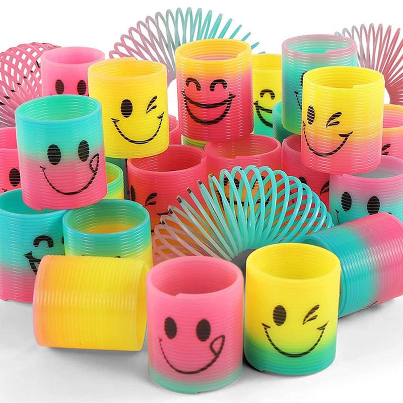 Mini Smiley Rainbow Spring Colorful Funny Classic Toy For Kids - TikTok ...