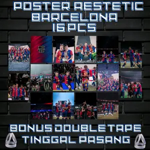 Poster Barcelona isi 16 pcs. Bonus Double Tape.