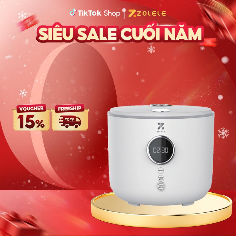 Nồi cơm điện Cooker ZOLELE RC201 2L 7 chế độ nấu nồi nấu cơm nấu ăn