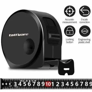 Taffware Meteran Roll High Precision Tape Measure Lock System 18mm 5M - DSH-19