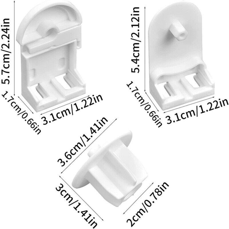 Portable 25mm Roller Blind Replacement Replacement Repair Convenient Roller Blind Fitting Kit Curtain Accessories with Bead Chain RollerBlind Parts 2