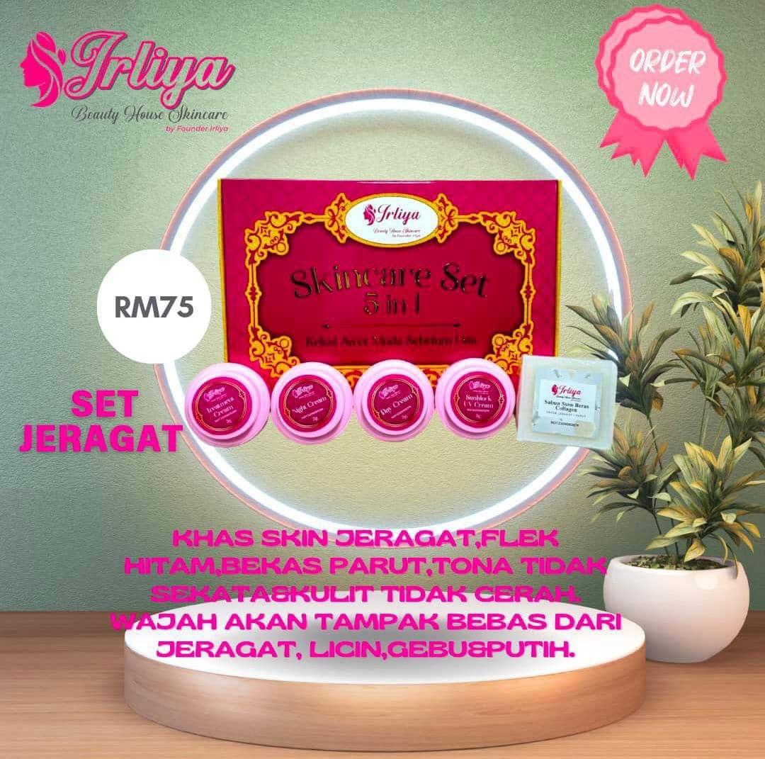 SKINCARE IRLIYA BEAUTY ORIGINAL READY STOCK INDONESIA