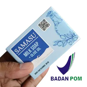 SAMASU - Sabun Pemutih Permanen - Sabun Pemutih Ampuh - Milk Soap + Olive Oil- Perawatan Kulit