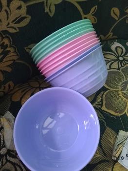 Product Review of (12 PCS) MANGKOK ESTETIK / MANGKOK PLASTIK MURAH / MANGKOK AESTHETIC / MANGKUK SET / UNGU / HIJAU / PINK from R**👄 1