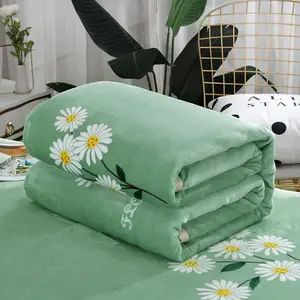 Selimut Bulu Dewasa 180x200 Motif Kembang Cantik Murah Berkualitas Kado